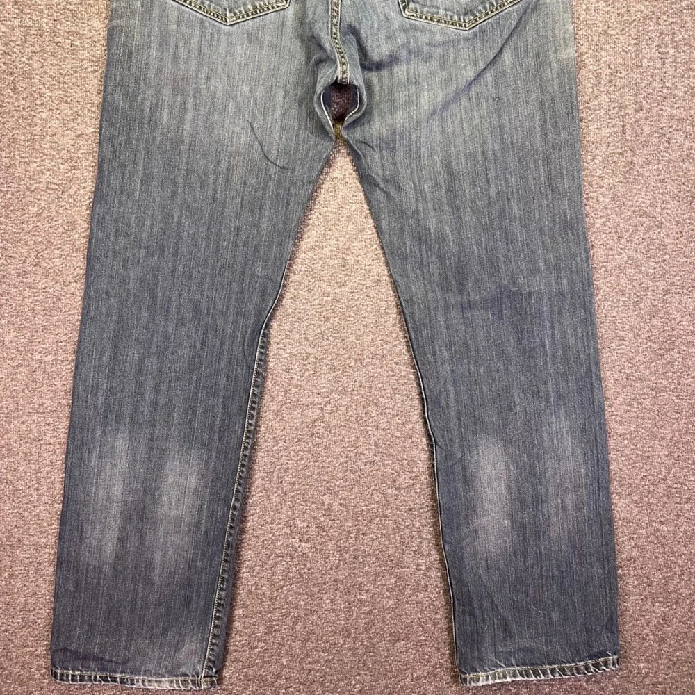 Levis 501 Original Fit Jeans Mens 37x33 Blue Straight Classic Casual Button Fly